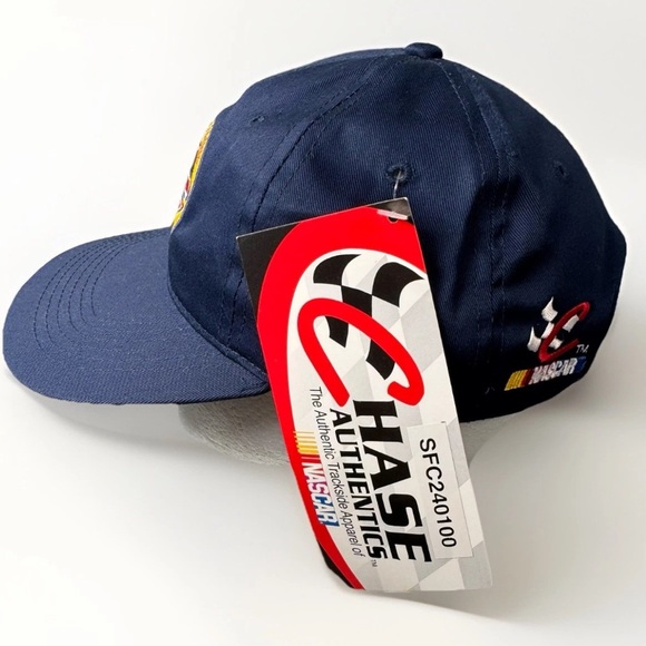 Vintage Jeff Gordon Fan Club Nascar Chase Authentics Blue Adjustable Hat NWT - Picture 2 of 7